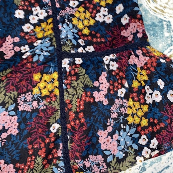 LOFT small petite pull on floral boho dress - Picture 9 of 11